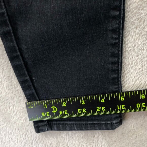 Levis Signature Womens Jeans Size 10S Low-Rise Jegging Skinny Leg Black Denim - Picture 9 of 16